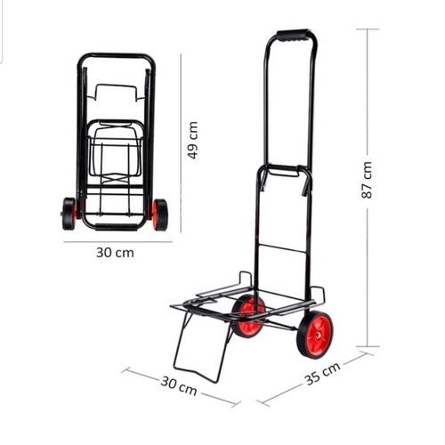 SHENAR TROLI GAS DAN BARANG MULTIFUNGSI / TROLEY LIPAT BAWA GALON / TROLLEY PORTABLE MINI