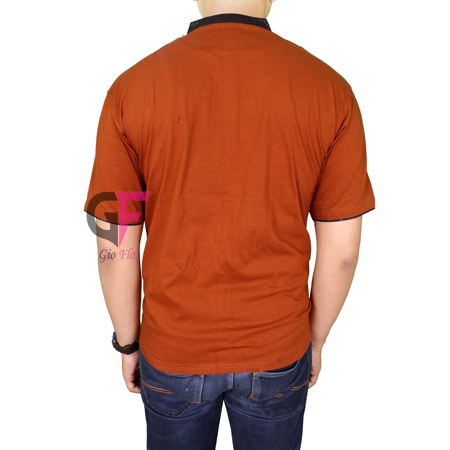 GIOFLO Baju Etnik Nusantara Baju Koko Eksklusif Brown / KKS 59