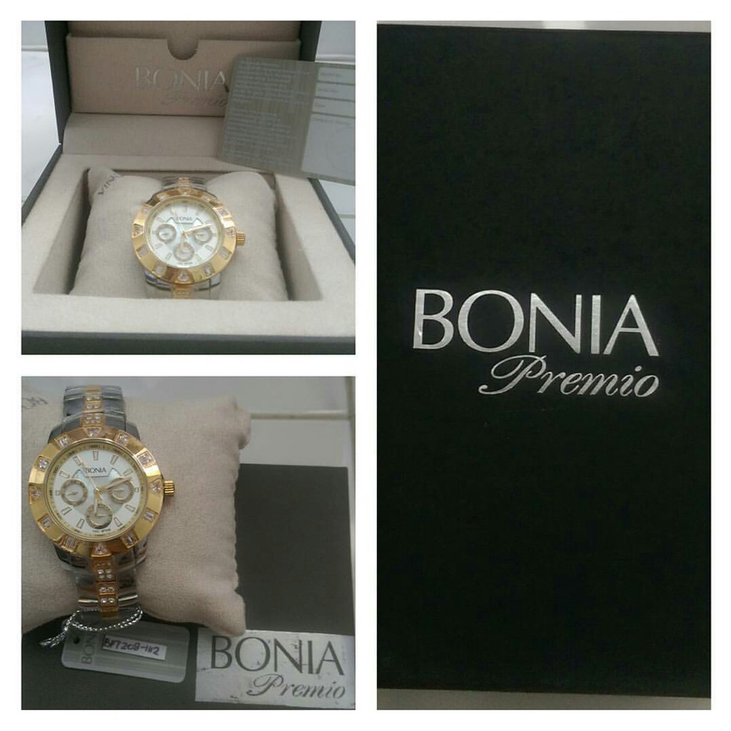 Bonia Premio Watch Ladies Gold BPT208-1112