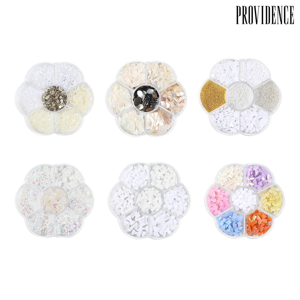 Providence 1Box Manicure Decoration Universal Wide Application Resin Nail Art Accessories Pearl Sequins for Photography