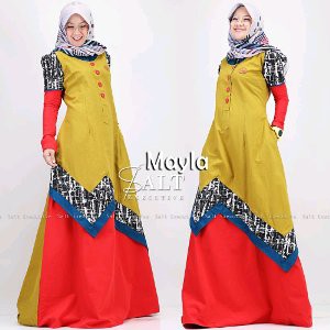 Terlaris  Mayla Dress ORI By Salt Executive Baju Gamis Original Branded