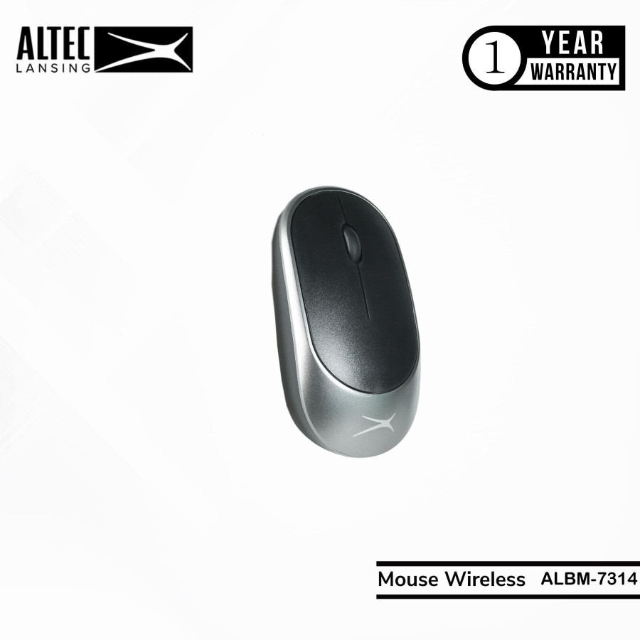 Mouse Wireless Altec Lansing ALBM-7314 Silent Grey | Altec ALBM7314