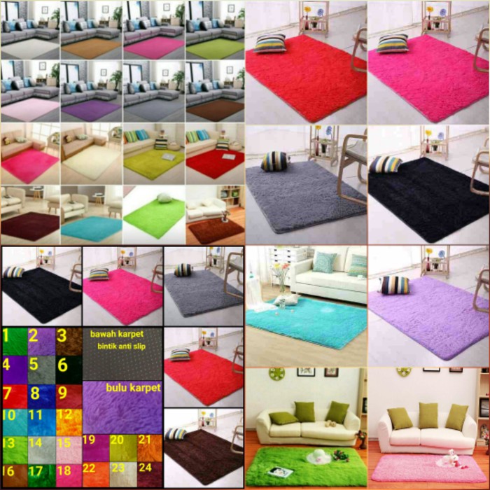 Karpet Bulu Rasfur Ukuran 150X200 Tebal 4Cm