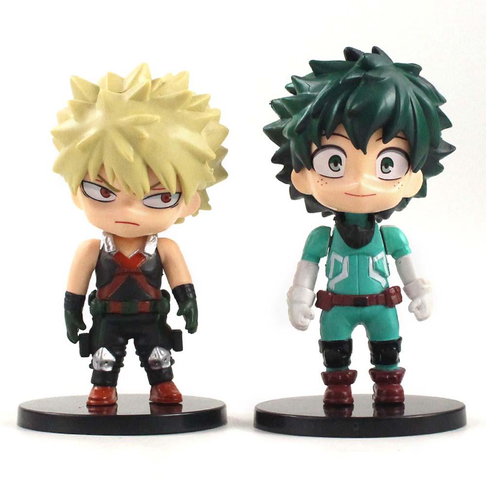 Mxbeauty 5pcs / set Miniatur Action Figure Model Bakugo Katsuki Nakahara Chuya Midoriya Izuku
