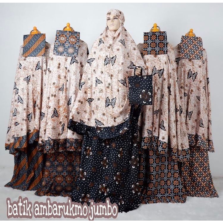 Grosir Mukena Dewasa Batik Ambarukmo Jumbo - Sajadah Batik Jogja