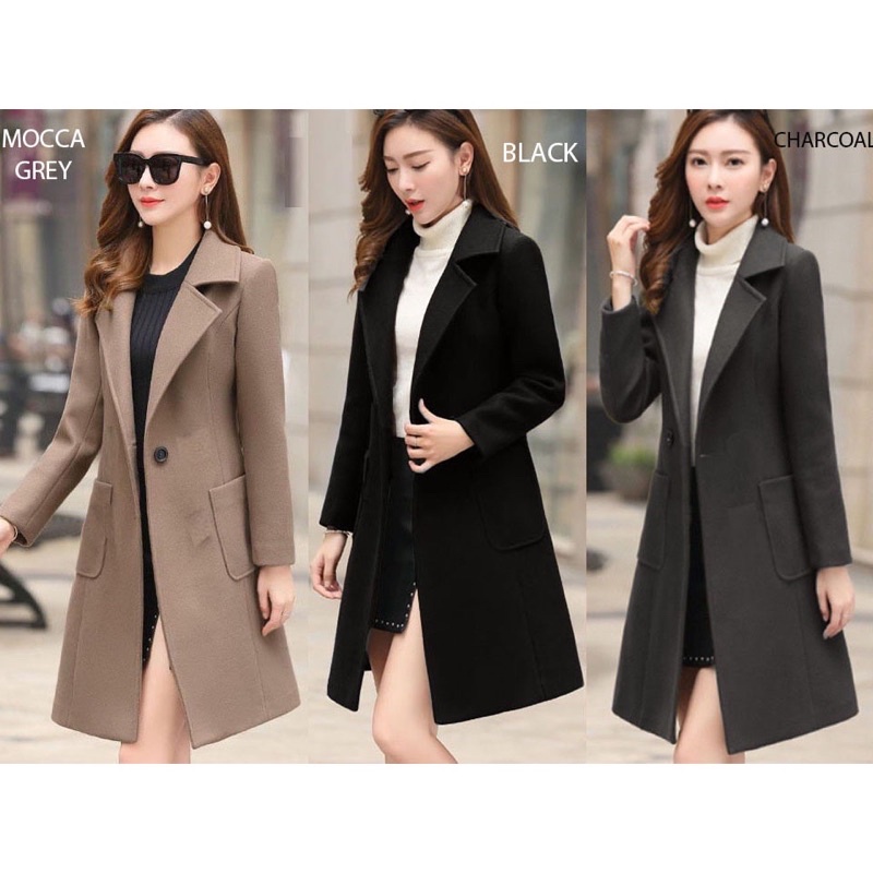 Long blazer coat