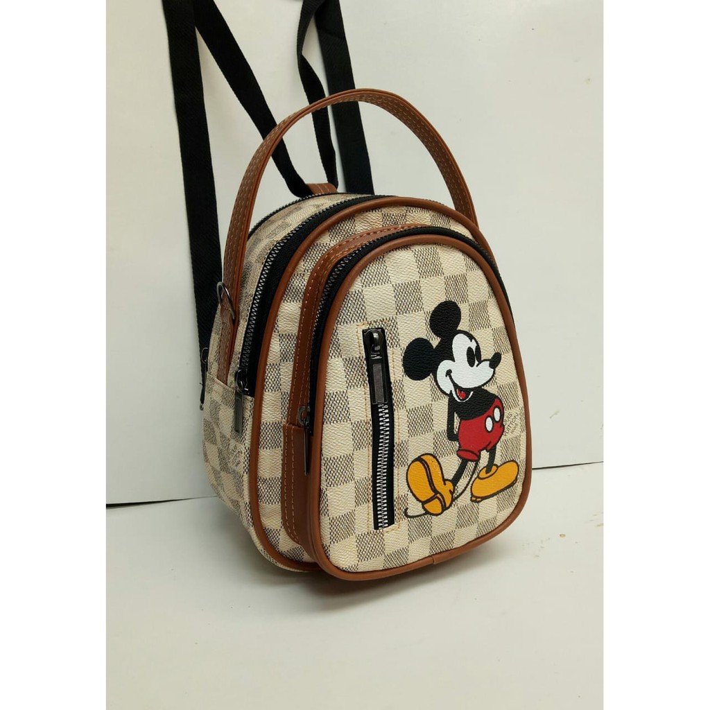 TAS RANSEL 2IN1 PREMIUM MICKEYMOUSE MULTIFUNGSI