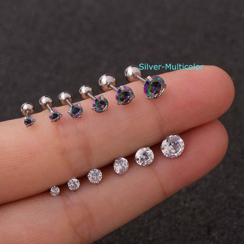 1piece 3claws Tragus Earrings Cartilage Daith Tragus Helix Piercing Stainelss Steel