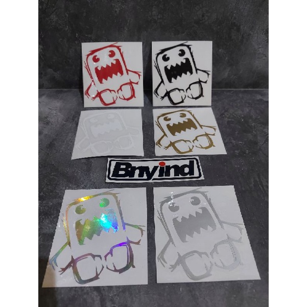 STICKER DOMO JDM STICKER MOTOR MOBIL CUTTING