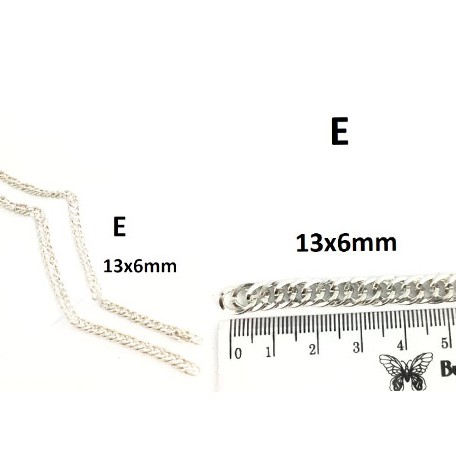 Rantai Meteran Rantai Tas Uk 2x3mm-13x6mm Harga/1meter