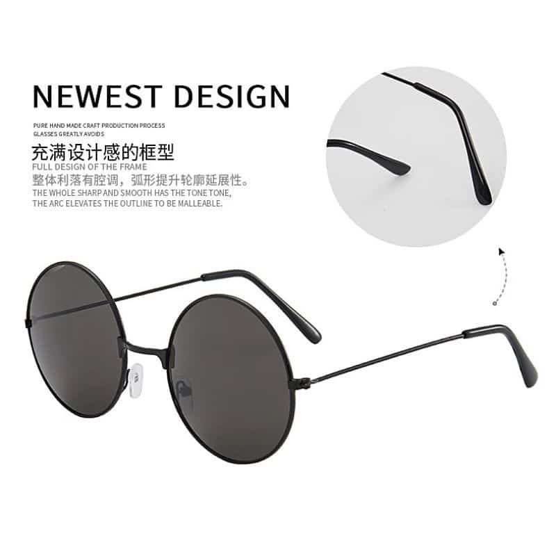 kacamata hitam/kacamata bulat/kacamata gaya