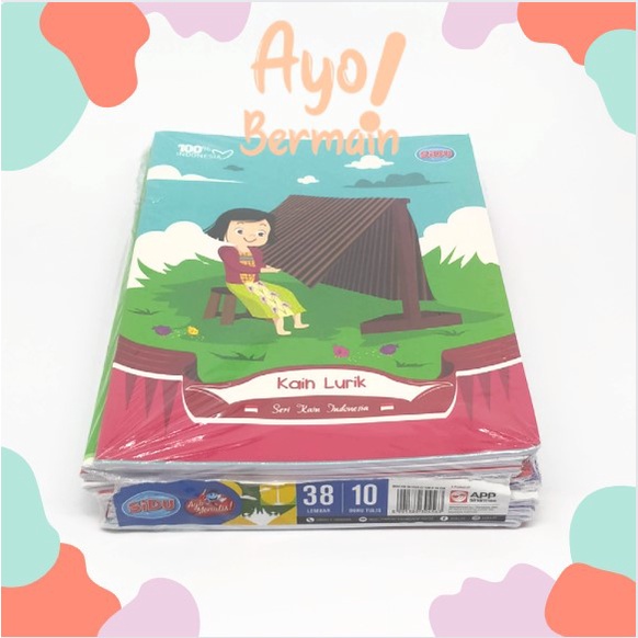 

Buku Tulis Anak / Buku Sekolah / 38 Lembar