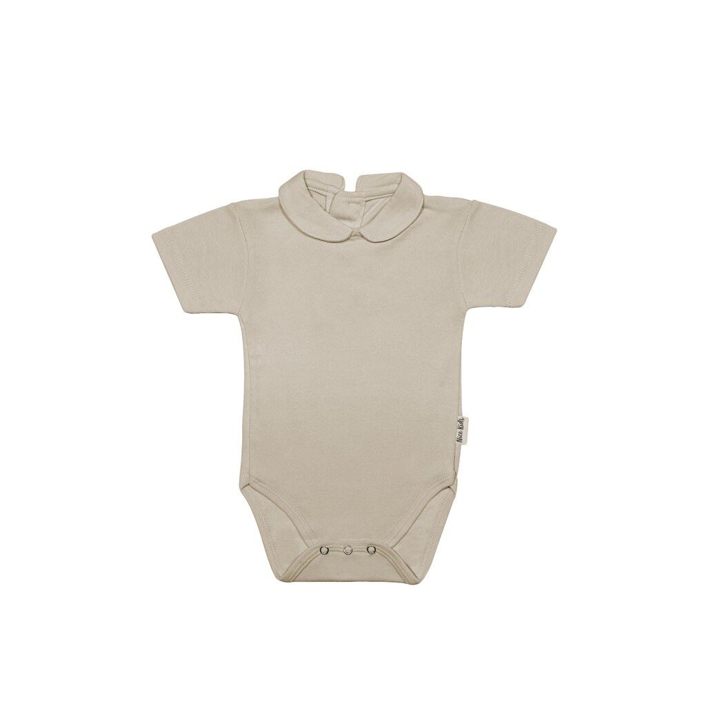 Nice Kids Round Collar Baby Bodysuit Baju Bayi Bodysuit Kerah Bayi 0-24 bulan