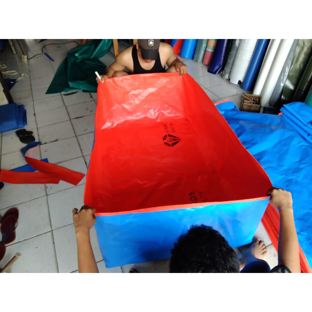TERPAL KOLAM KOTAK A12 80X130X50 CM DIAMONDS/KOLAM IKAN/KOLAM TERPAL/TERPAL KOLAM A12/TERPAL KOTAK