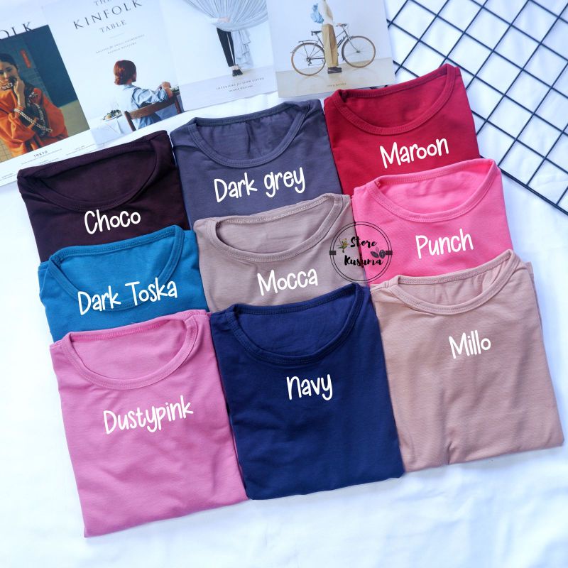 Manset Anak Kaos Rayon Oblong Premium size M usia 3-4tahun