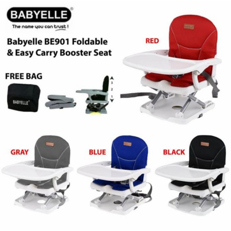 BABYELLE Foldable &amp; Easy Carry Booster Seat BE-906