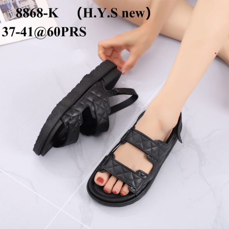 Sandal Gunung Balance 1728-HYS 8868-HITAM VELCRO HYS8868