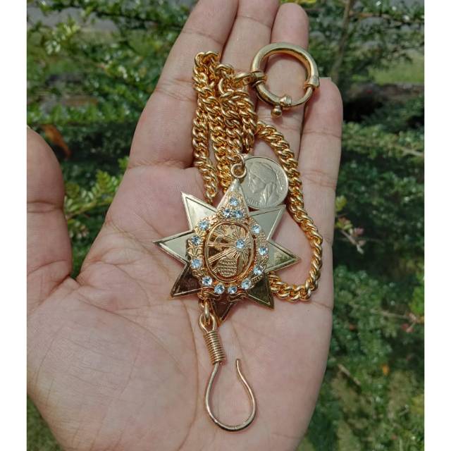 Bros Rantai Beskap Jas Baju Kuningan Unik