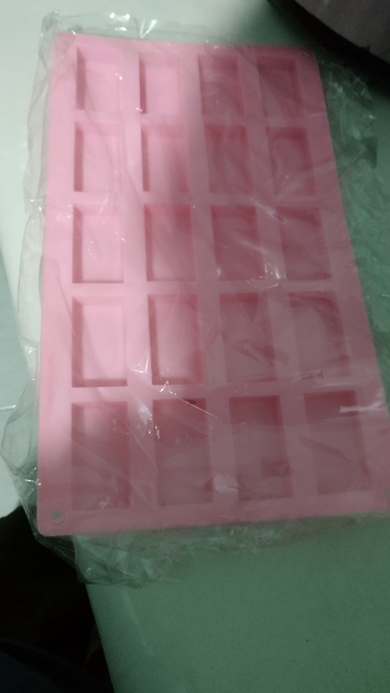 Cj Cetakan Silikon Kue Cake Coklat Pudding Jelly Sabun  Box 20 Cavity