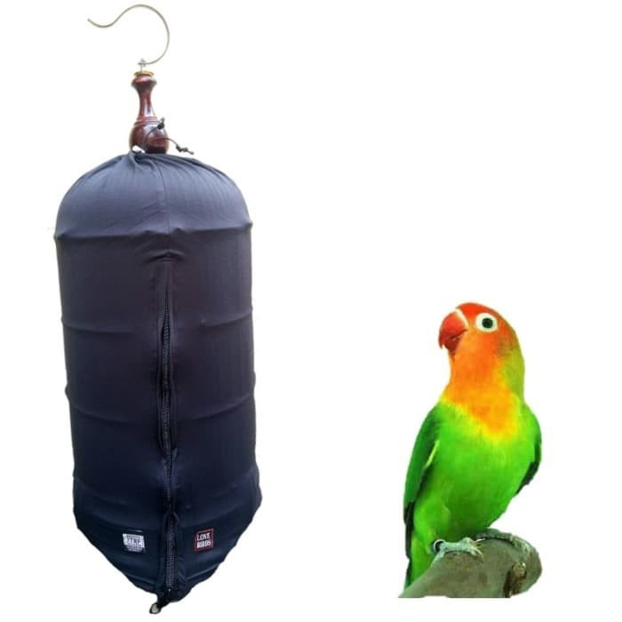 Kerodong Sangkar Burung Lovebird / Sarung Burung Lovebird - Biru