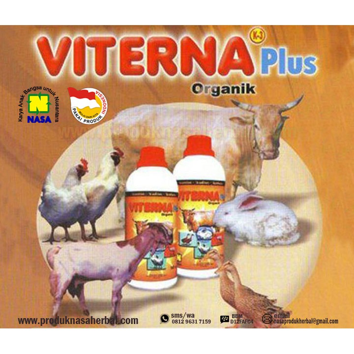 Vitamin Ternak VITERNA vitamin ternak ayam - vitamin ternak babi, sapi kambing terbaik