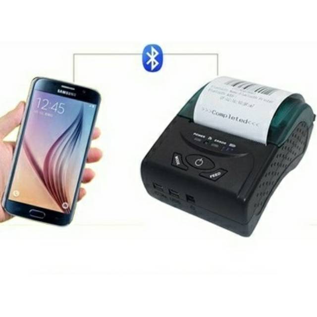 Printer Bluetooth + USB, Printer Thermal Mini Portable, Cetak Struk, Ppob, pulsa