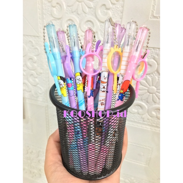 

PULPEN KARAKTER // PULPEN GEL KARAKTER BTS BT21 // BOLPEN KARAKTER // PENA GEL KARAKTER