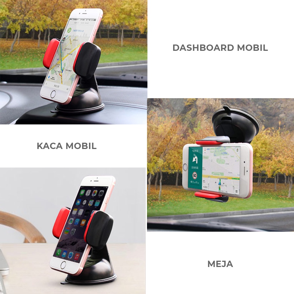 phone holder stand hp tatakan penyangga penahan handphone di dashboard mobil NB36