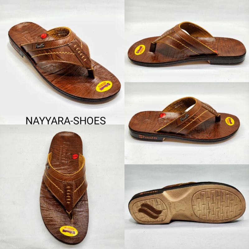 Sandal kulit finotti original VR 01 VR 08 sandal pria sandal Casual pria