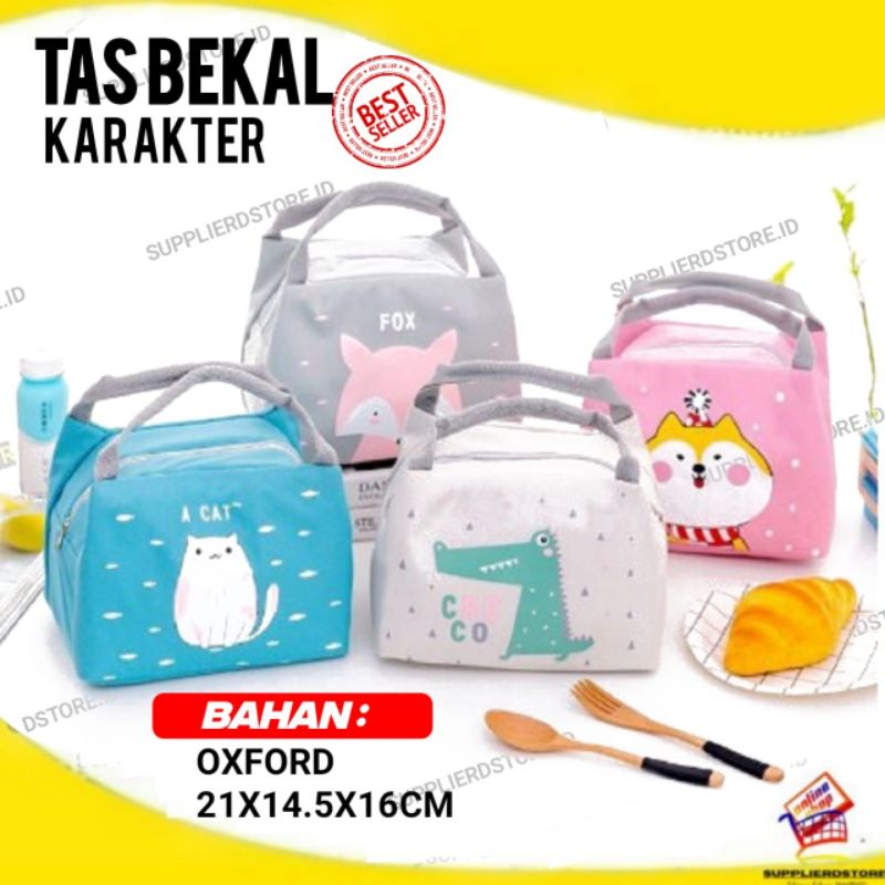 Tas Bekal Tempat Penyimpanan Makanan Tas Bekal Karaktet Lunch Bag