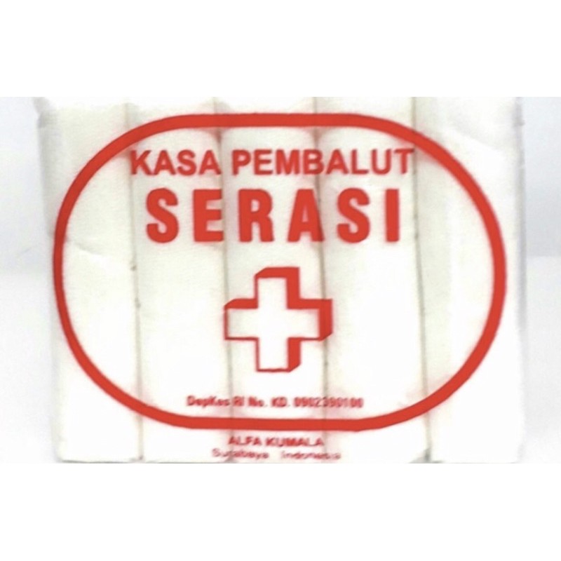 Kasa perban gulung 10 cm &amp; 5 cm per pack ( kasa pembalut luka )