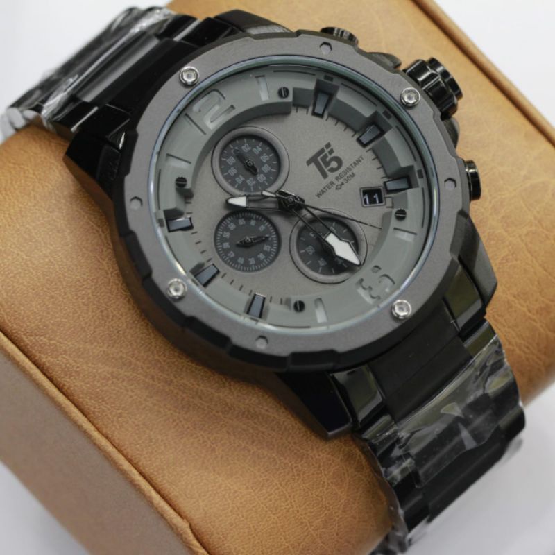 T5 H 3589 Jam tangan pria original ✓ T5 H 3589 original sport crono aktif