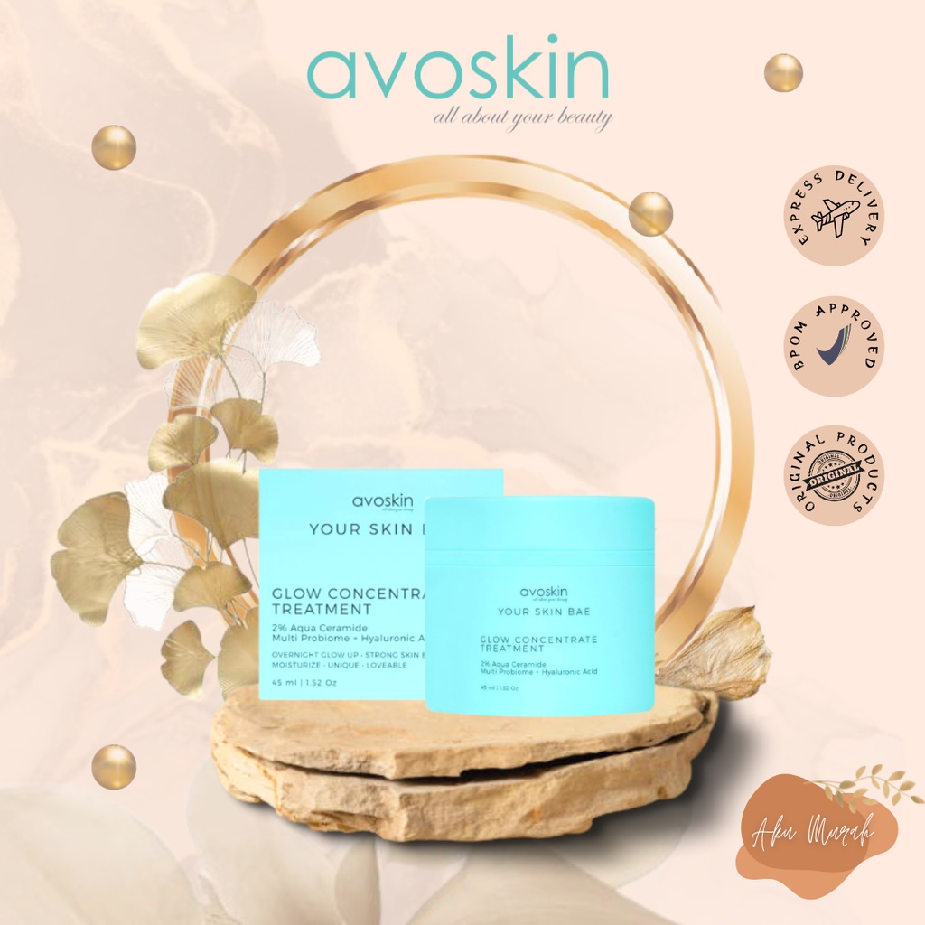 ✨ AKU MURAH ✨ Avoskin YSB Glow Concentrate 2% Aqua Ceramide + Microbiome + Hyaluronic Acid 45ml