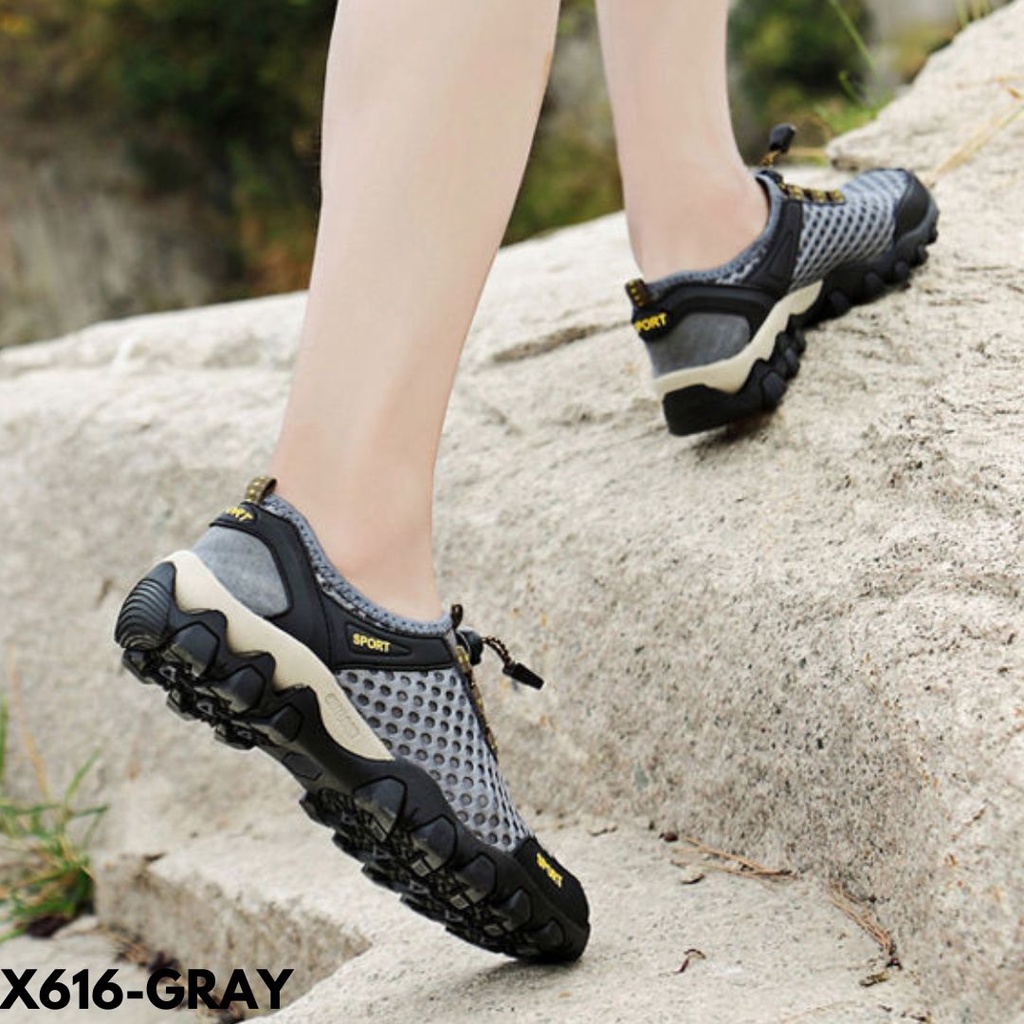 SNEAKERS PRIA ALA COWO SANTAI EASY GOING TREND BAHAN MESH NET IMPORT BERKUALITAS IMPORT 616