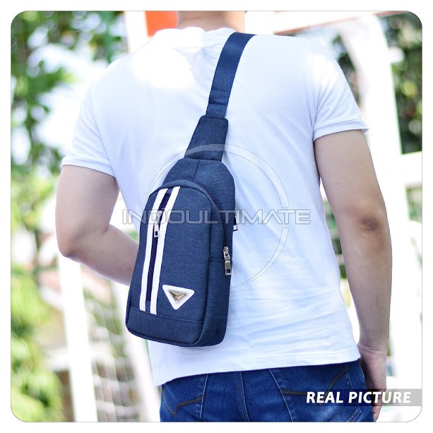 Tas Selempang Pria Kualitas Import Unisex Tas Punggung Slempang Sling Bag FS TB-9356