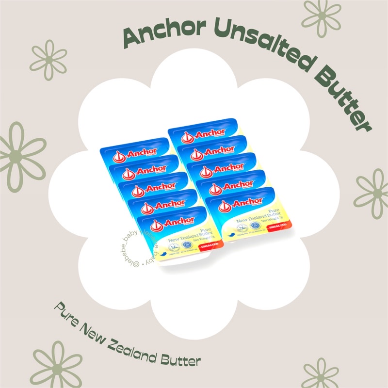 Anchor Unsalted Butter Minidish 7gr (Paket isi 10)