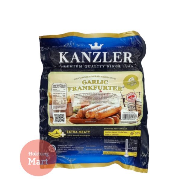 

Kanzler Garlic Frankfurter 300gr (6pcs)