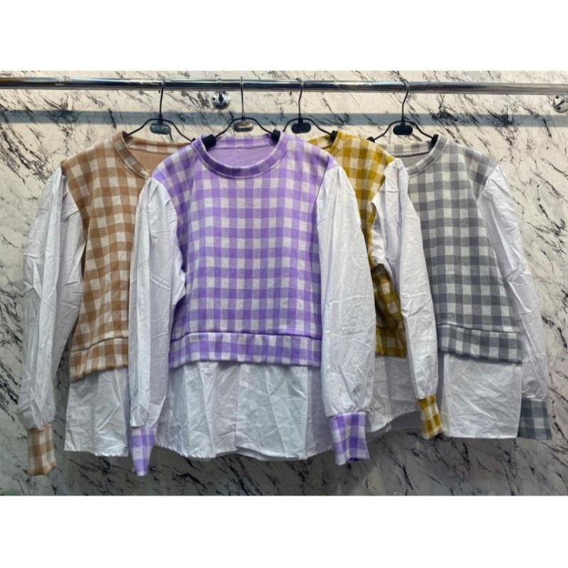 Blouse Rajut Kotak by Miudis