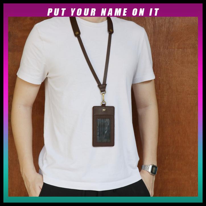 

BEST SELLER !!! NAME TAG-LANYARD 201 BROWN TERLARIS
