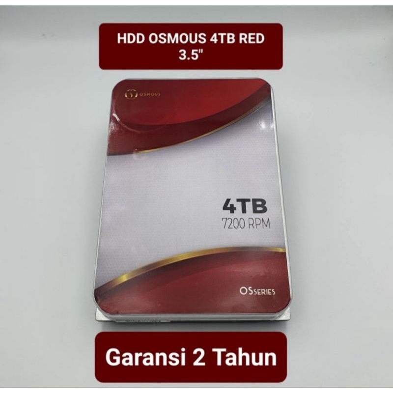 HDD 4TB HARDISK 4TB Internal Pc 7200Rpm Osmous Red Hard Disk 3.5&quot;