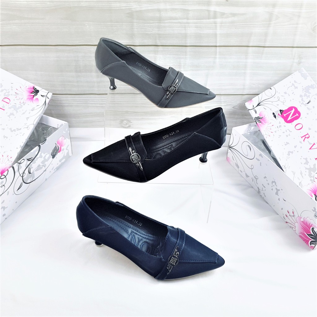 NORVID Sepatu Kitten Heels Formal Casual 0119-31/34