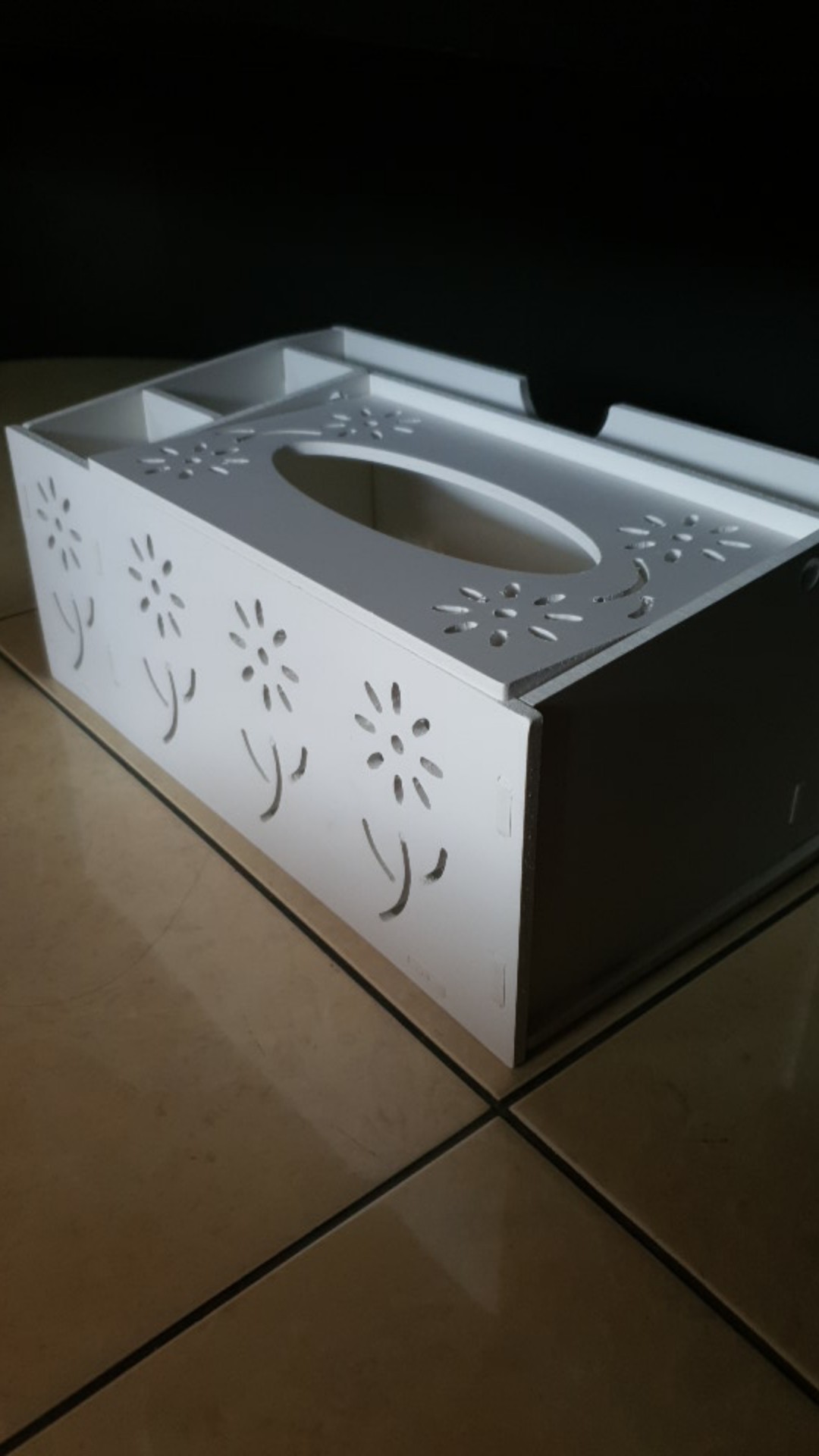 Kotak Tisu Rak Tisu Tempat Majalah Remote Hp Kacamata Pulpen Serbaguna  715f