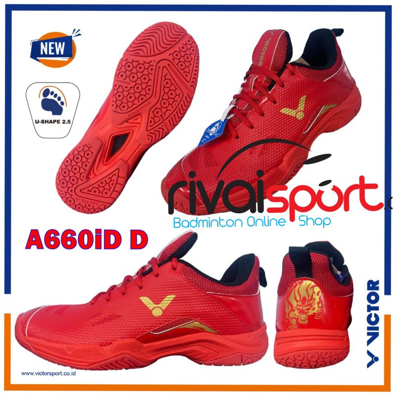sepatu badminton victor A660ID D