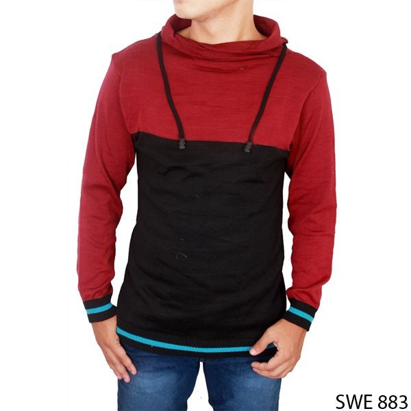 Harajuku Man Sweater Rajut Hitam – SWE 883