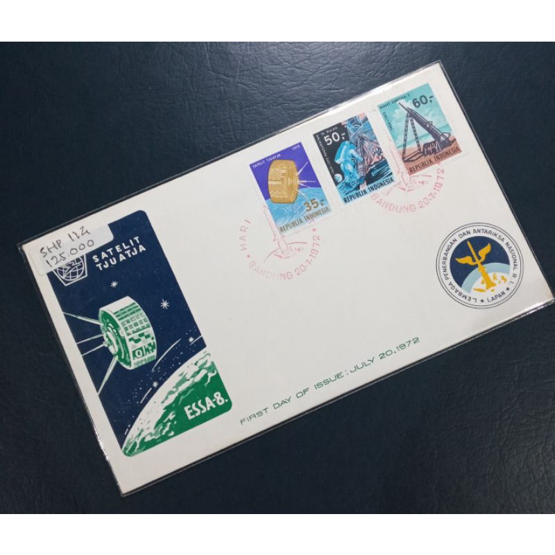 

Sampul Hari Pertama Prangko Perangko Indonesia seri KOSMOS 1972
