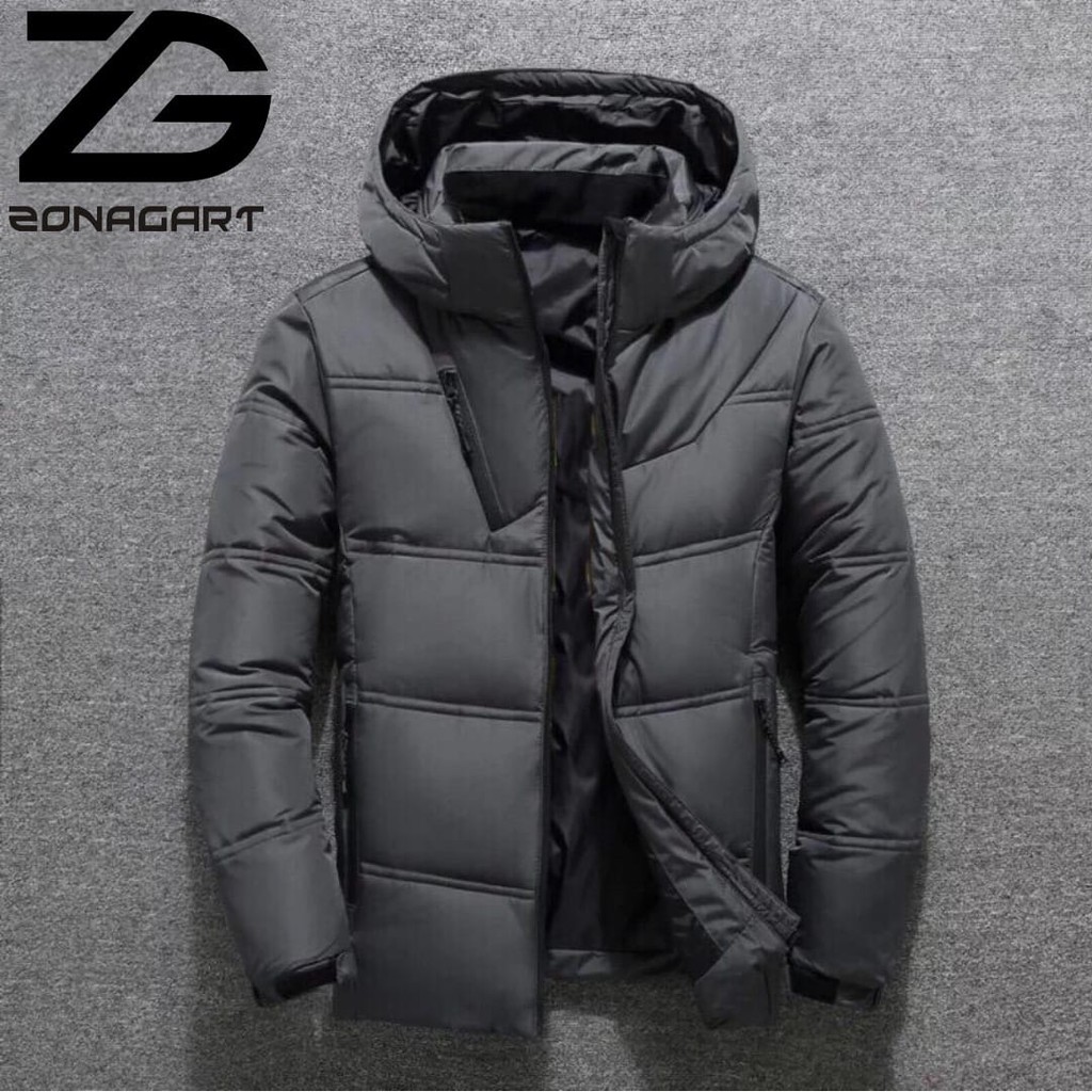 Jaket Musim Dingin Pria/ Coat Winter Polos/ Jaket Gunung Outdoor