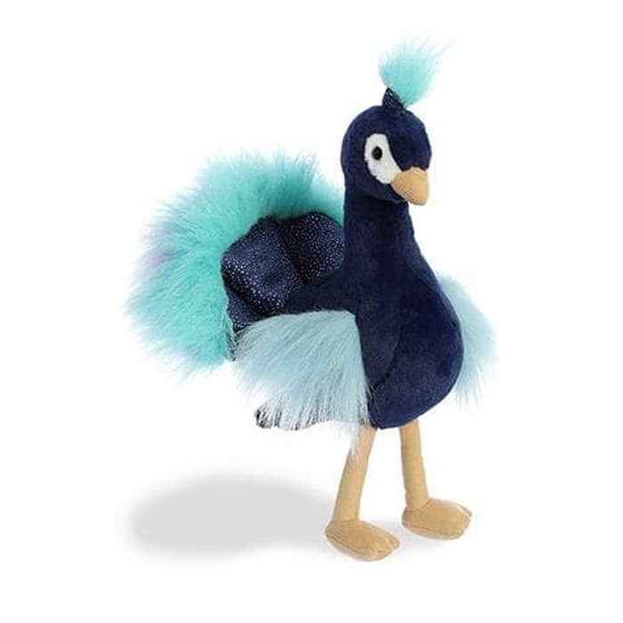 Boneka Burung Merak (  Peacock Bird Animal Stuffed Plush Doll ) 9 inch