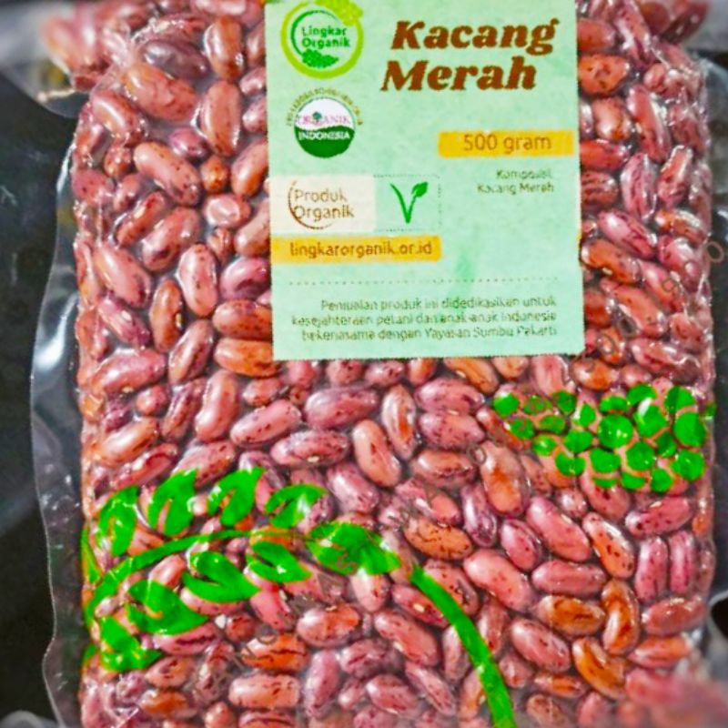 Kacang Merah Mentah 500 gram Lingkar Organik - MPASI