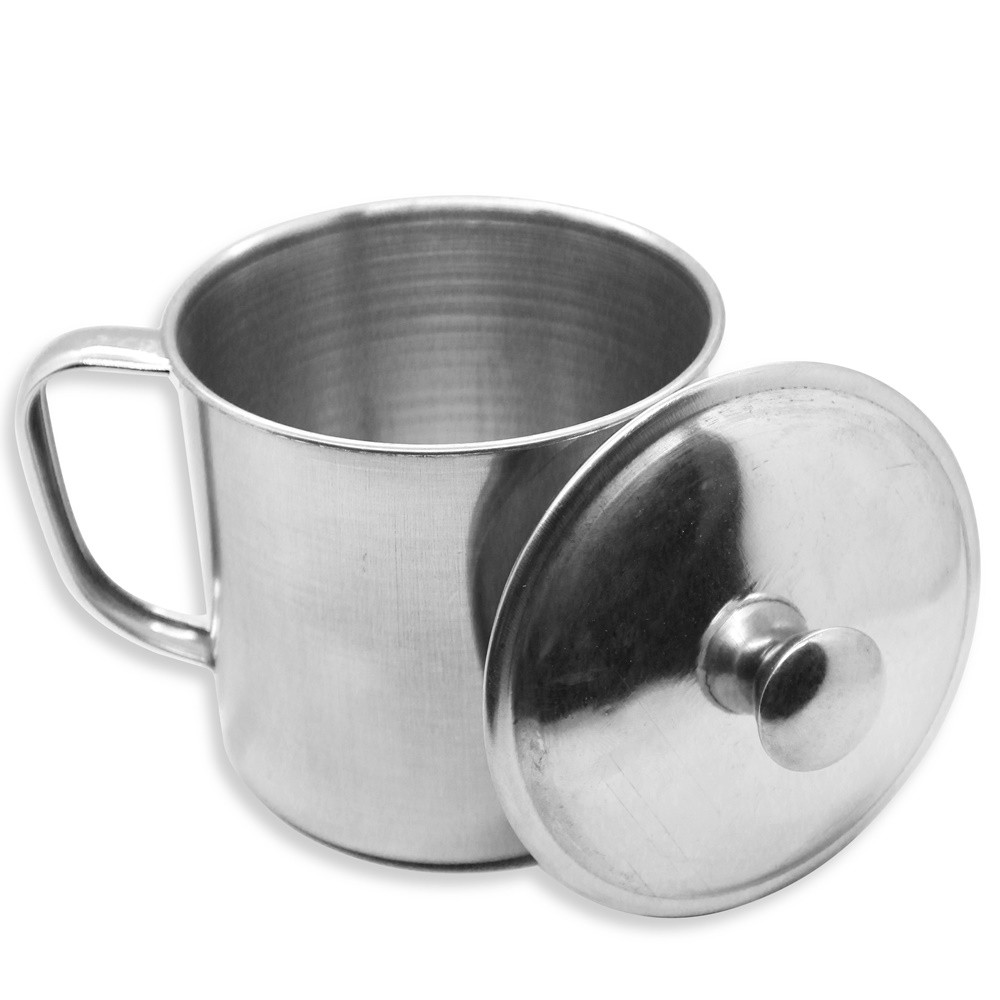 555 Mug stainless steel 10 cm + tutup