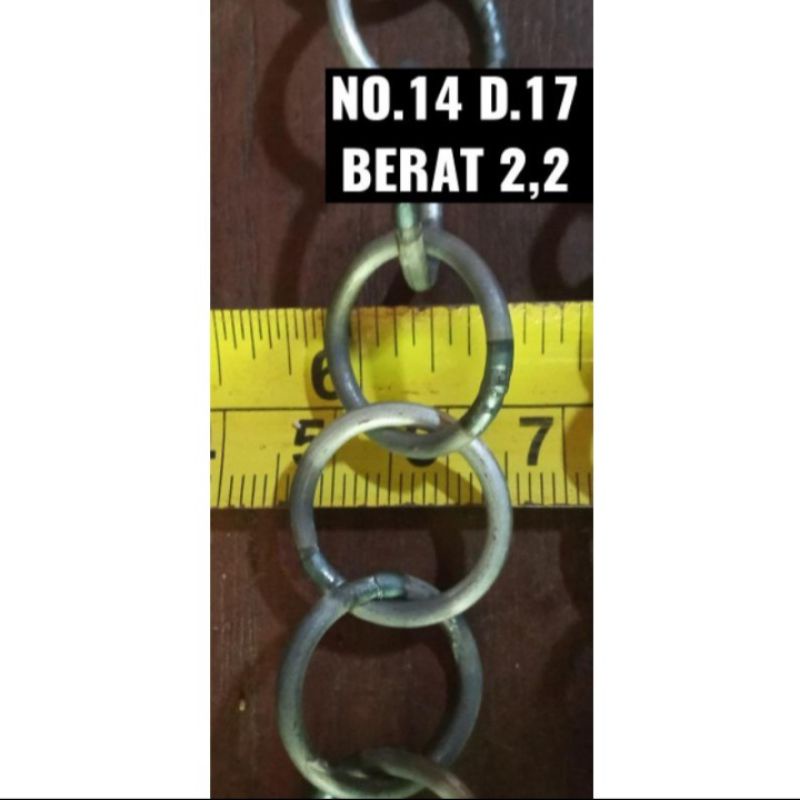 Batu Rantai Kawat Jala Ikan Las, no14D17
